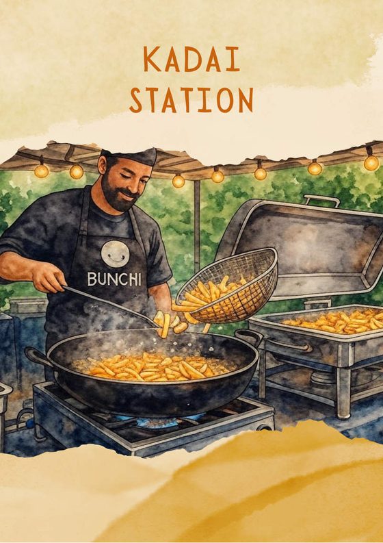 Sizzling kadai
